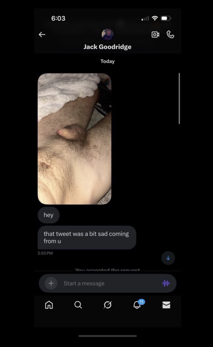 azernator96's tweet photo. @youonlylive2wce @JackSGoodridge @dmnextdoor He’s been exposed for sending nudes to random woman I dunno who he was trying to impress with his little micro penis https://t.co/AVneBP1L9l