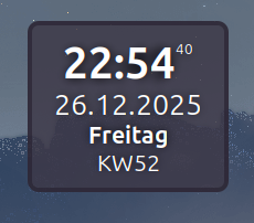 Mit KI kurz ein Linux Mint Desklet für Cinnamon erstellt. Alle Farben und Schriftgröße sind konfigurierbar. Ich kannte mich mit der Deskleterstellung überhaupt nicht aus - das ist heute kein Hindernis mehr. #AI #KI #Gemini #Google #Linux #Mint #desklet #cinnamon #OpenSource