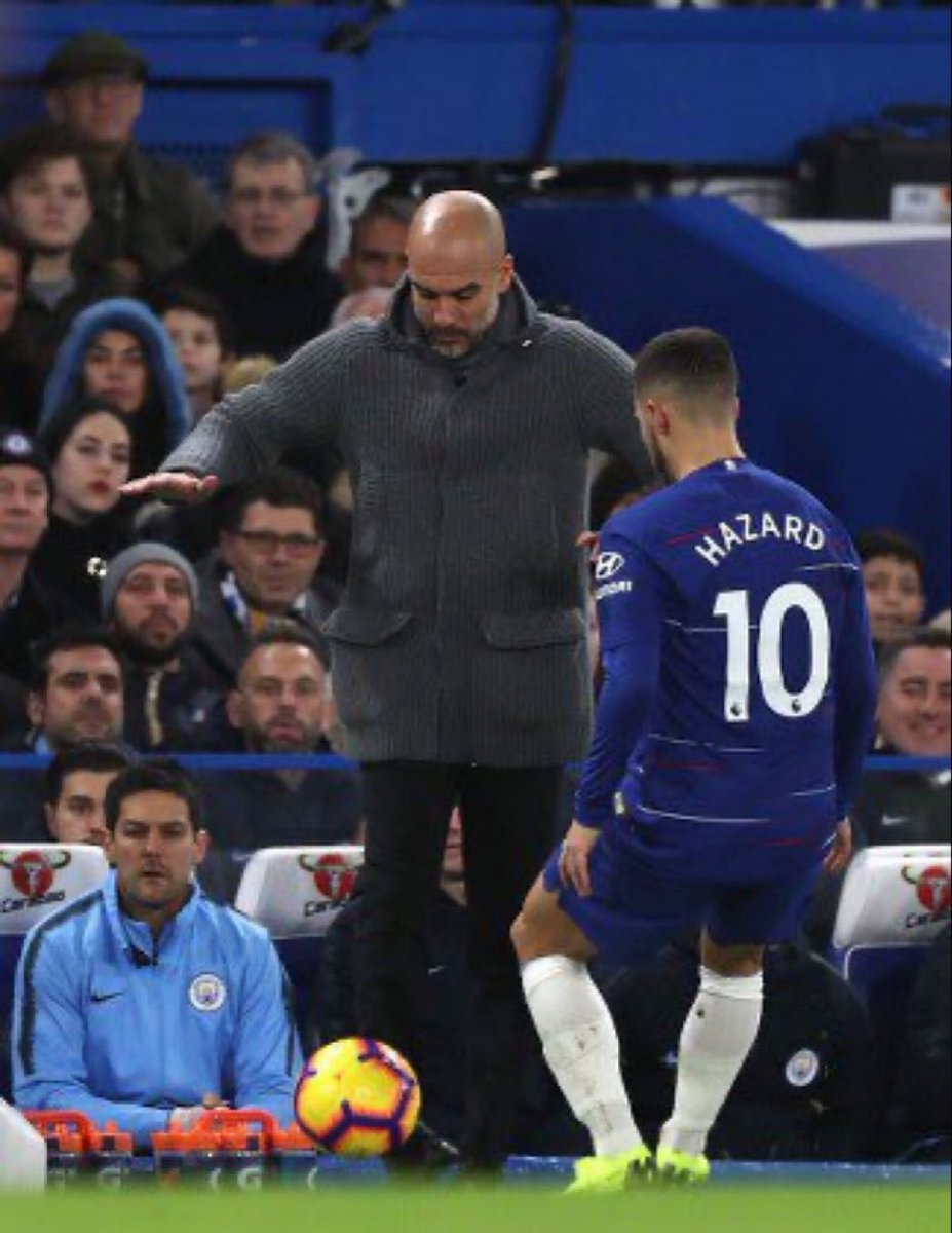 Chelsea_Arb's tweet image. بيب غوارديولا: "إيدن هازارد هو أحد أفضل اللاعبين الذين رأيتهم على الإطلاق!"