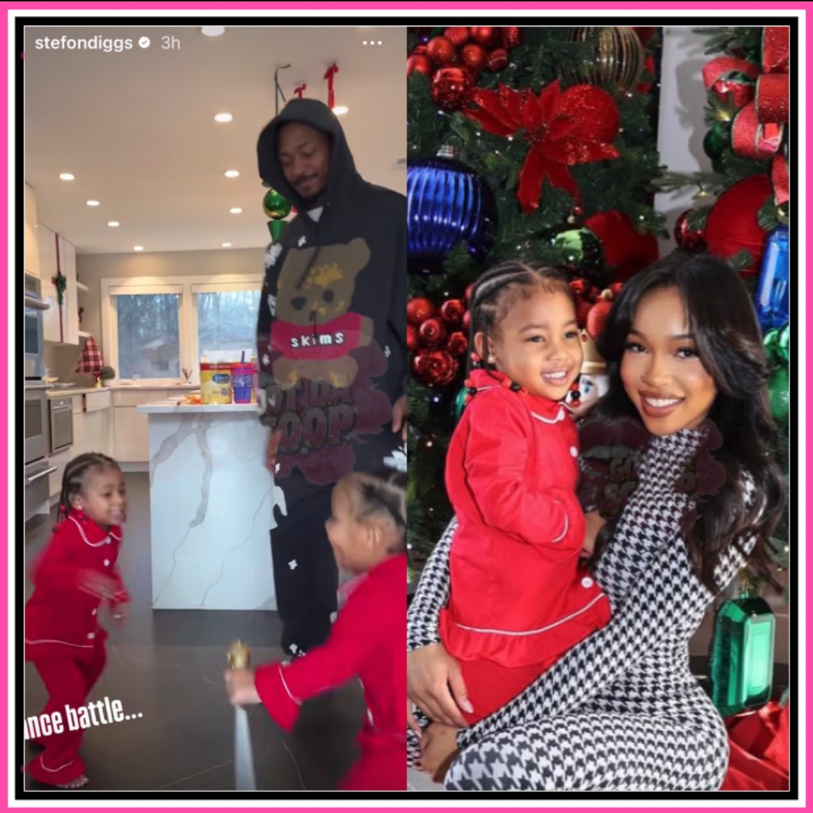 GotDaScoop's tweet image. And he was with his other daughter and baby mother also.