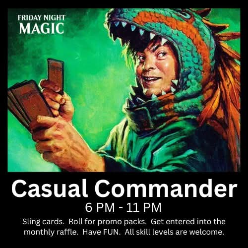 griffonest's tweet photo. We have a host of entertaining events lined-up through the New Year, starting with 2HG Commander this evening. If you are looking to get some of those new games or models to the table, we have space for that. Please note: our scheduled Marvel OP will not be meeting this week. https://t.co/QLOVELh41o