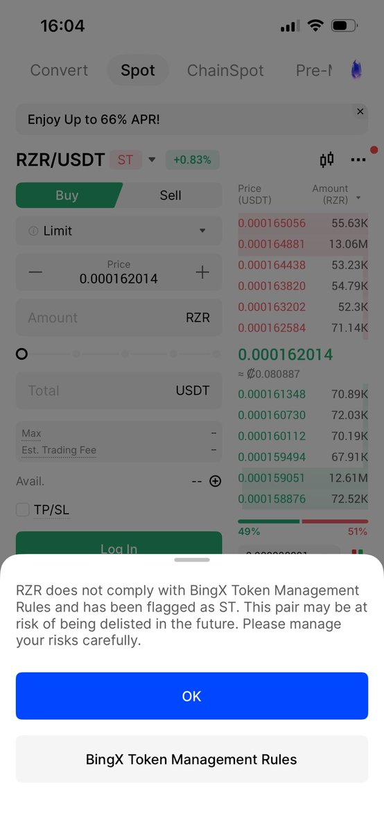 unprincipaled's tweet photo. Merry Christmas to all the Rezorians!

Looks like @rrahulparekh has given you a  wonderful Xmas present 

Zero trading volume on @LBank_Exchange 

In Special Treatment on @BingX with the risk of delisting just like STC was!

Certik KYC badge not renewed 

#rezor @Rezor_Official https://t.co/UlWTTiKMTP