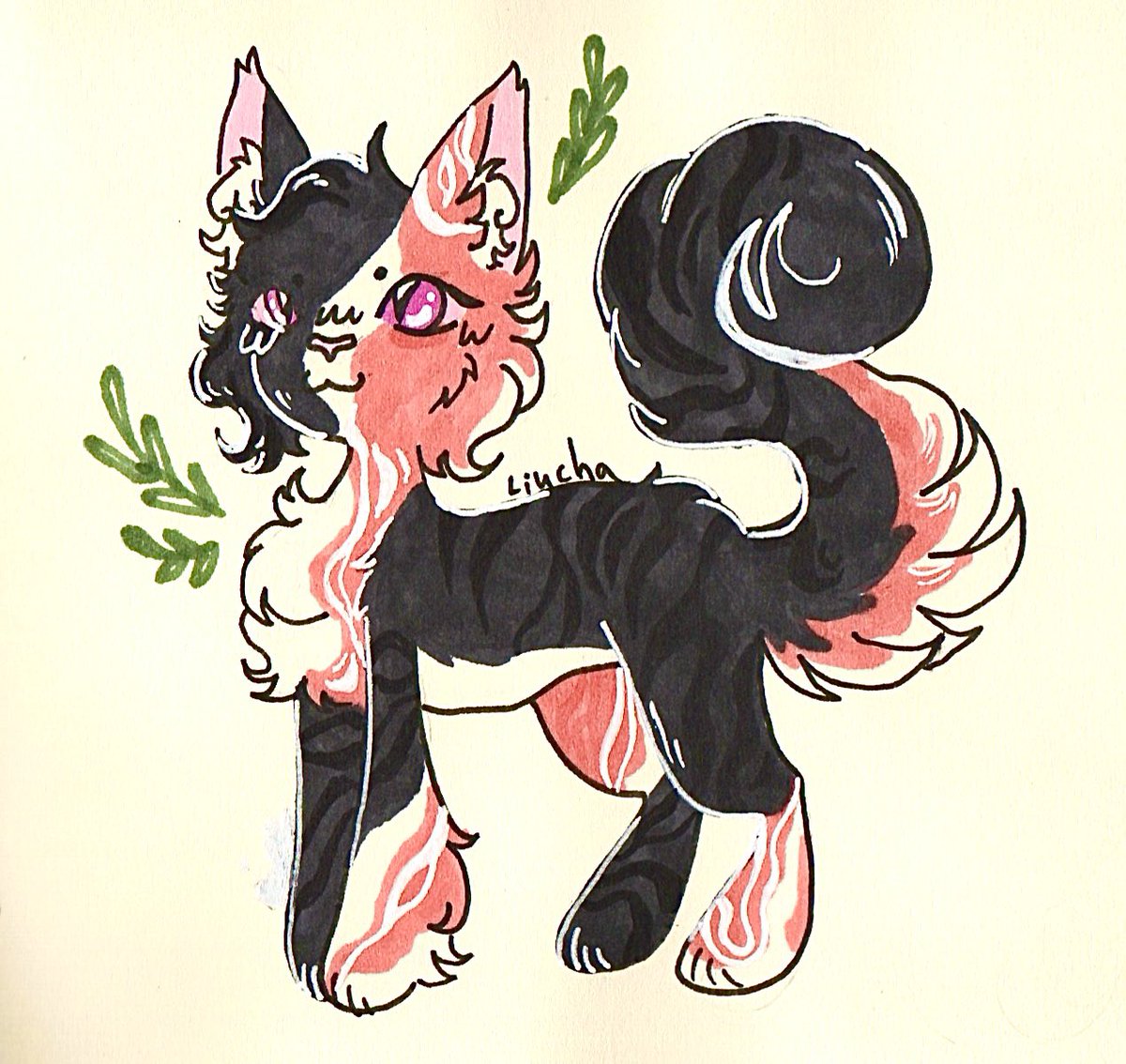 Liuchaaa's tweet photo. #cat #art #feral https://t.co/xT4mVHpza0