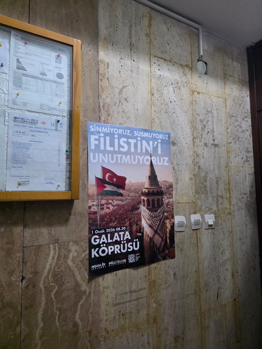 1 Ocak Galata Buluşması için Sahadayız!🇹🇷🇵🇸

TÜGVA Genel Başkanımız <a href="/ibrahim_besinci/">İbrahim Beşinci</a>, Genel Başkan Yard. <a href="/ihkrgzl/">Av. İsmail Hakkı Karagüzel</a>, İl Başkanımız <a href="/beytullahcicen_/">Beytullah Çiçen</a> , İlçe Milli Eğitim Müdürümüz <a href="/ahmetcoskun6134/">AHMET COSKUN</a>, Eğitim Bir Sen İstanbul Şube Başkanı <a href="/mukreminkose/">Mükremin KÖSE</a>’yi ilçemizde ağırladık.