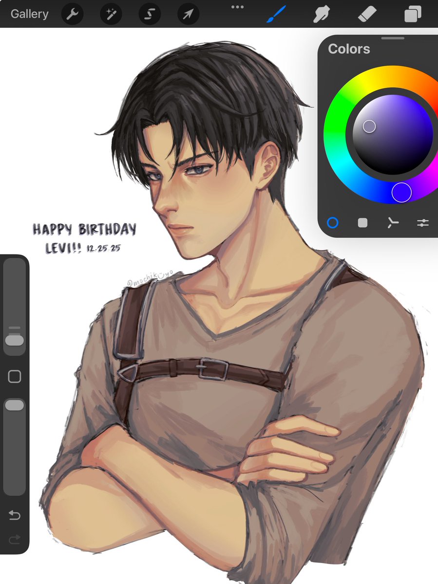mochikuyo's tweet image. belated bday #rkgk for my fav captain 

＃進撃の巨人 #aot #AttackOnTitan
#shingekinokyojin #snk #aottwt #levi 
#leviackerman