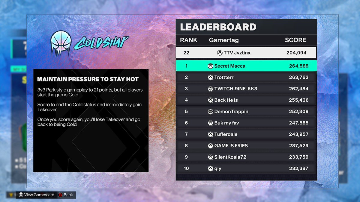 Jvztinx's tweet image. 🔥 Coldsnap Points Service 🔥
Get up to 150,000 points for rewards.
💼 Paid service
📩 DM me if you’re interested.
#2k #2k26 #2KCommunity #NBA #NBA2K26