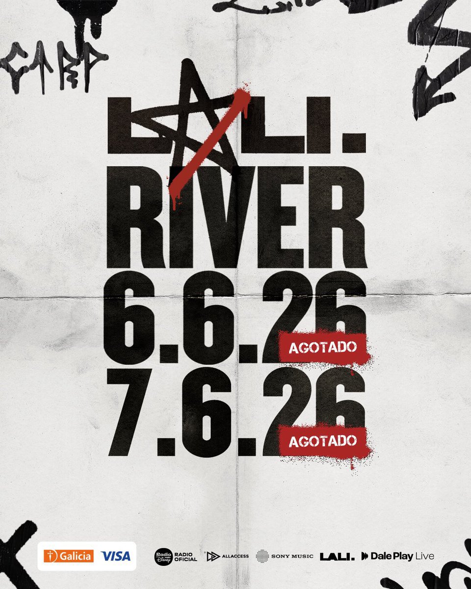 En tan solo horas, LALI AGOTÓ 2 RIVER.