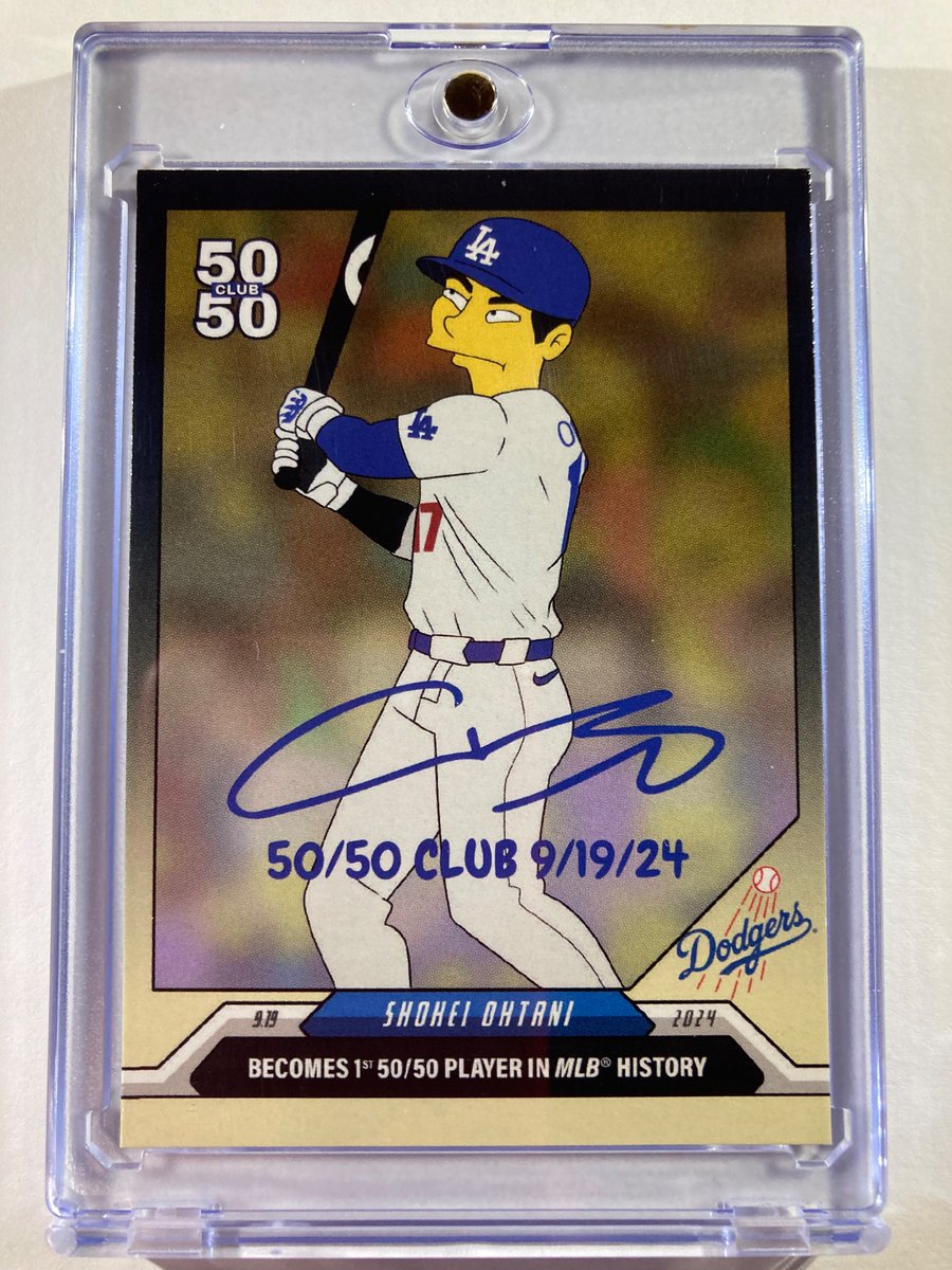 1218Sports's tweet image. 🎁Appreciation Day Giveaway🎁

Winner Announced Friday

🔥Shohei Ohtani “Simpsons” 1st ever 50/50 Club Facsimile Auto

To enter
1. Follow
2. Retweet
3. Like