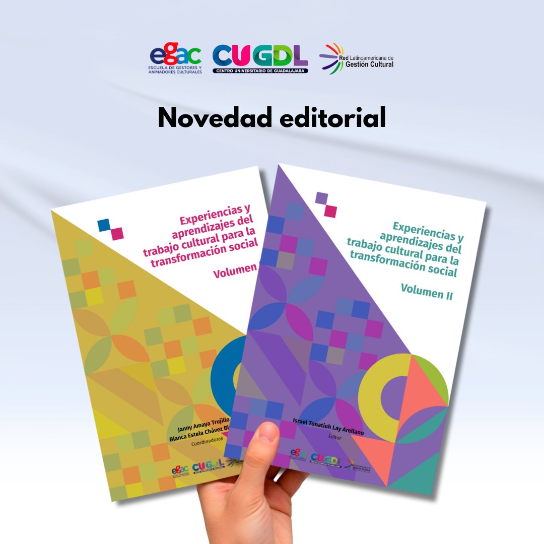 egac.cl/2025/12/26/en-… Compartimos “Experiencias y aprendizajes del trabajo cultural para la transformación social”, que reúne un total de 23 trabajos de autores de México, Brasil, Perú, Argentina y Chile <a href="/UDGPlus/">UDGPlus</a> <a href="/iberculturaviva/">IberCultura Viva</a> <a href="/RevistaCorima/">Córima, Revista de Investigación Gestión Cultural</a>
<a href="/CulturaUNAM/">CulturaUNAM</a> <a href="/cultura_mx/">Secretaría de Cultura</a>