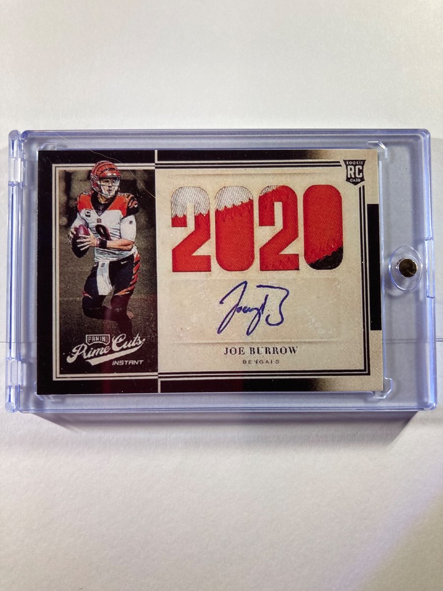 1218Sports's tweet image. 🎁Appreciation Day Giveaway🎁

Winner Announced Saturday

🔥Joe Burrow Panini Prime Cuts Rookie Auto Facsimile

To enter
1. Follow
2. Retweet
3. Like