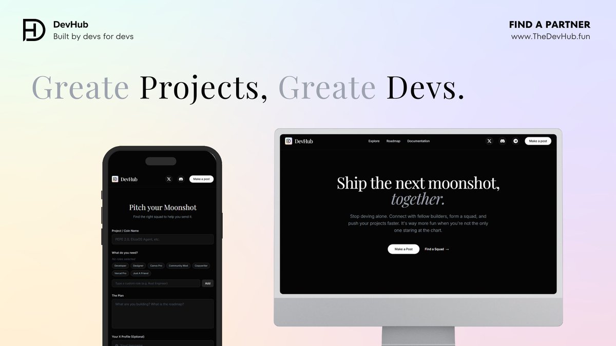 DevHub tweet media