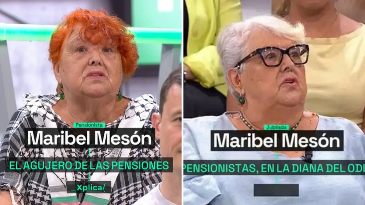 FroilLannister's tweet photo. En la Sexta tienen a una Charo base y le van cambiando de complementos según el tema del que le tengan que preguntar. https://t.co/DkDy1pH03n
