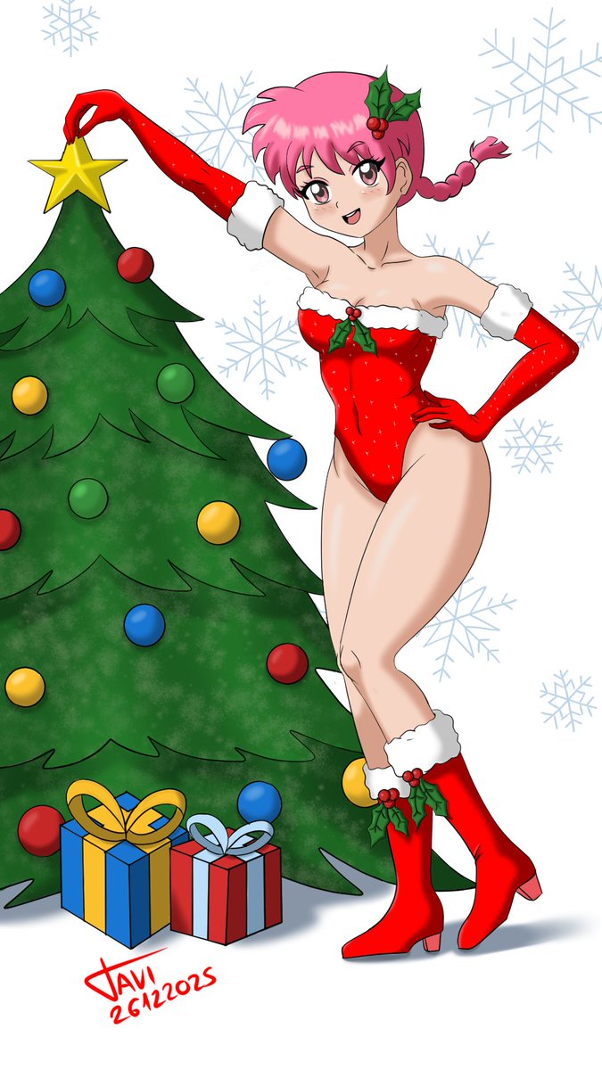 HazardDraws's tweet photo. Here's my Christmas drawing of Ranma-chan! It's based on an illustration by Rumiko Takahashi.
I hope you like it!!
#Ranma #Ranmachan #fanart #ChristmasArt #MangaStle #DigitalArt #らんま https://t.co/G3CVNhZdwY
