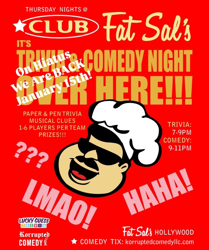 Upcoming Shows!

ChiLand Edition: 12/27 @ Magoo's in Bedford Park

Cali Edition: 1/7 Residency Kickoff Show @ Killer Yacht Club in Marina Del Rey

Cali Edition: 1/15: <a href="/fatsalsdeli/">Fat Sal's Deli</a> Hollywood
More Info Below 👇🏾 
korruptedcomedyllc.com