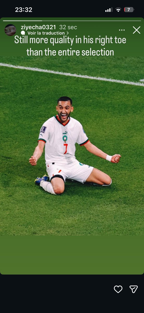 ZiyechInside's tweet image. 📲🚨 | Le frère de Hakim Ziyech sur instagram :

" Son orteil droit est meilleur que toute la sélection " 😳