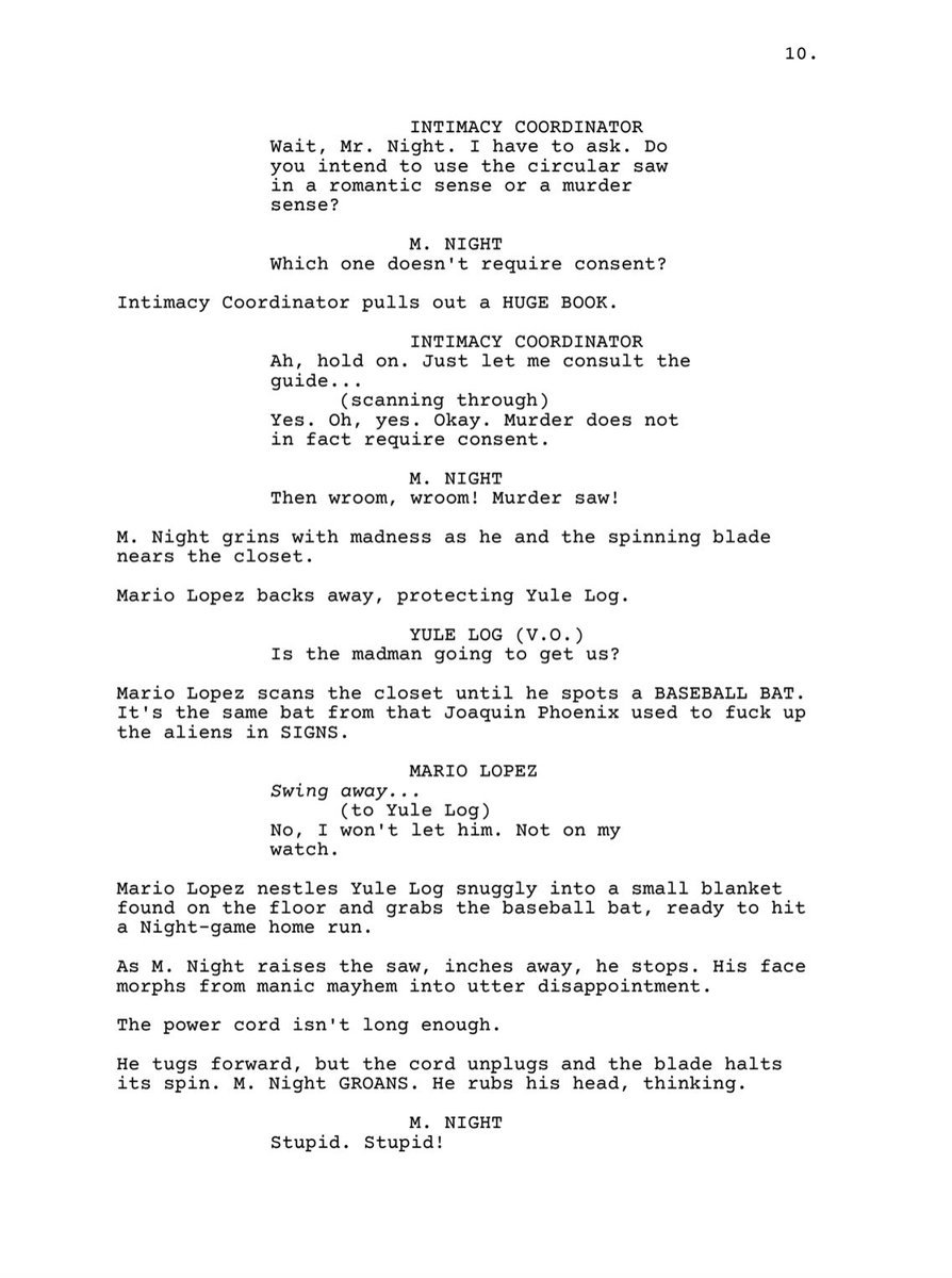 AshLazerWrites's tweet photo. This is why CAA cancelling intimacy coordinators is a bad idea—

Yule Log fireplace origin story. Hard R action comedy.👇🏻

Access in profile &amp; comments. https://t.co/wEjSAaCf2w