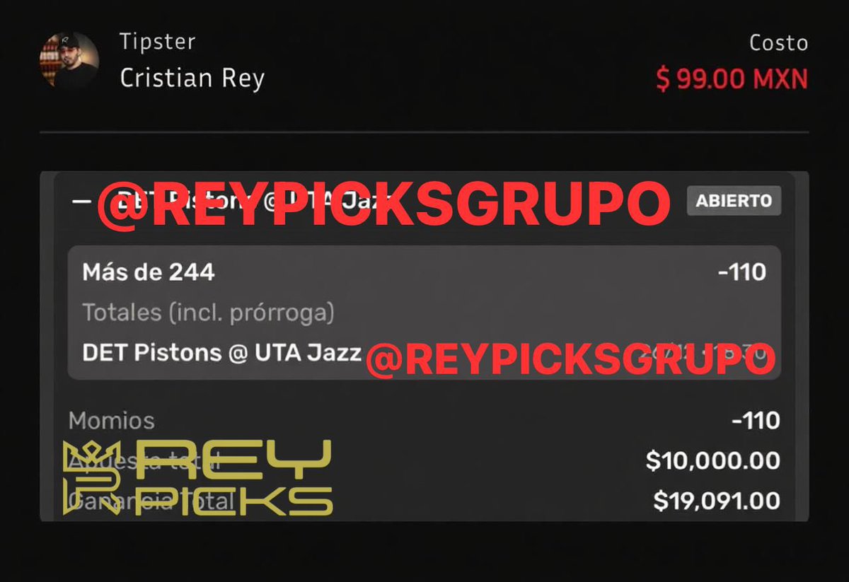 Picks de Tipsters GRATIS tweet media