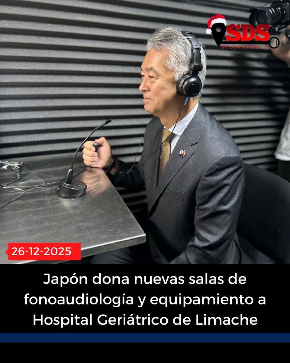 Japón dona nuevas salas de fonoaudiología y equipamiento a Hospital Geriátrico de Limache

Detalles en ➡️  sitiodelsuceso.cl/2025/12/26/jap…