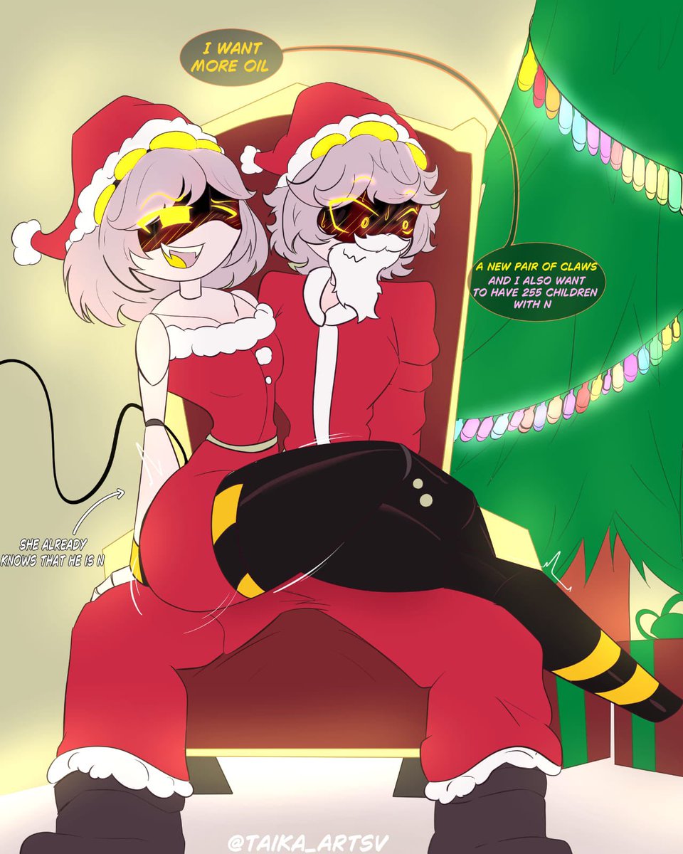 V's wishes for this Christmas 😳

Very late again 😩
#murderdrones #envy #NxV