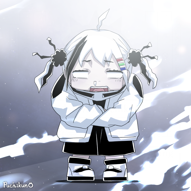 「おはモノチ 「寒すぎるっち……」 #MonochiProject」|ぷちくん/puchikun（絵師）のイラスト