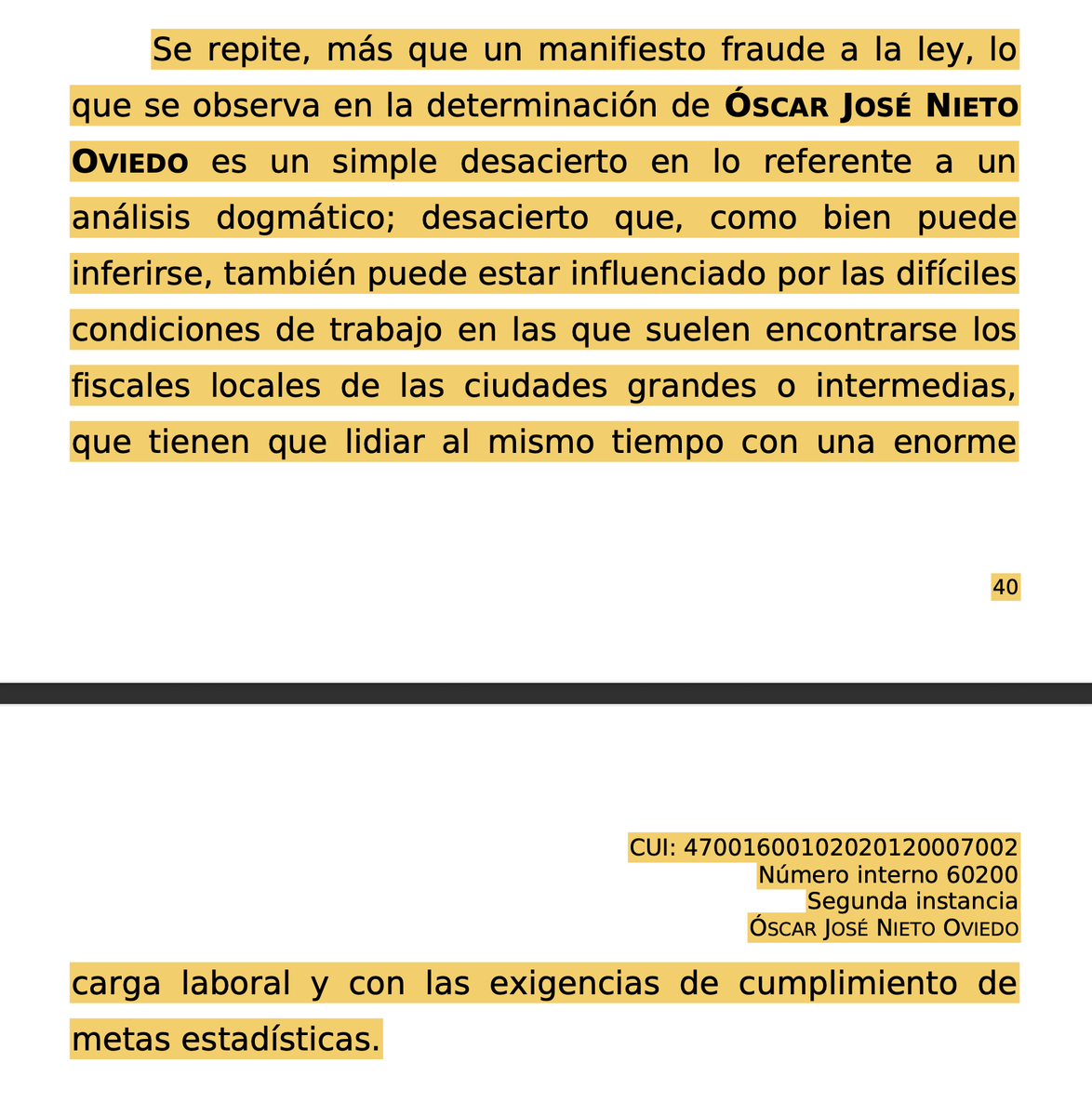 alfesac's tweet photo. Este fallo lo deben conocer los fiscales especialmente LOCALES: el exceso de trabajo, la presión de las estadísticas, la falta de experiencia, pueden repercutir en que cometan errores, pero no por ello prevarican. Caso interesante de una decisión de archivo de un fiscal local por caso de invasión de tierras: