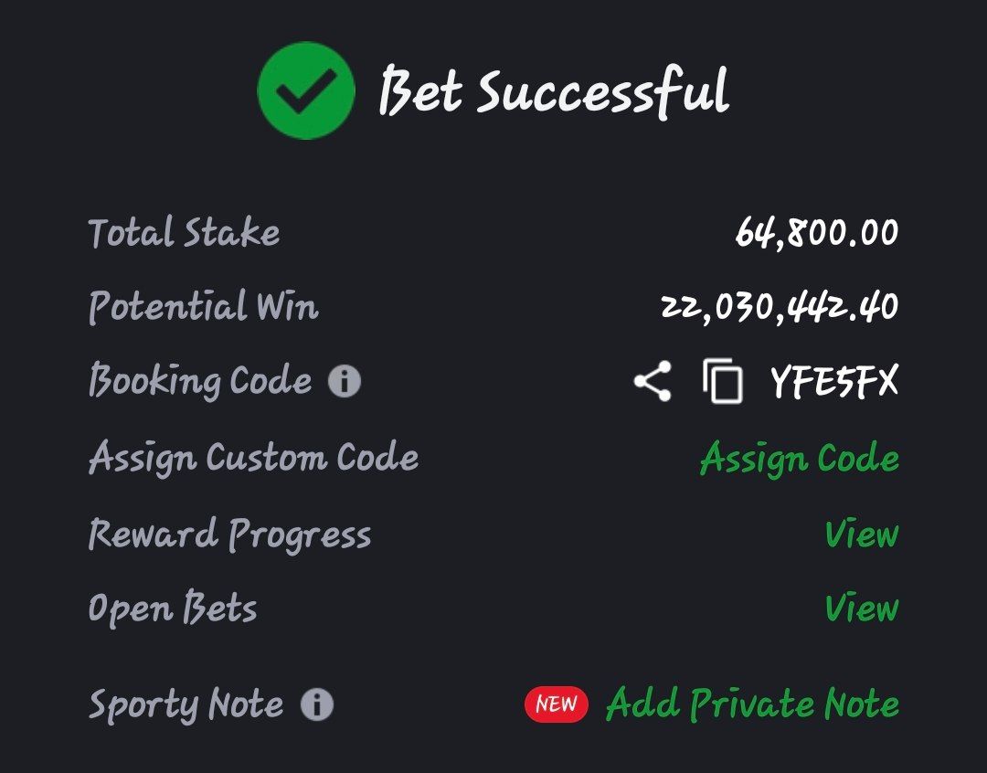YFE5FX                   200+ Odds 🔥