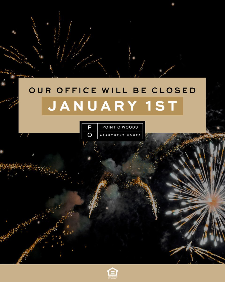 PointOWoodsofMS's tweet image. Manifesting a great year for our residents! ✨ We’re closed on January 1 to celebrate. We’ll see you back in the office on January 2! 🗓👋