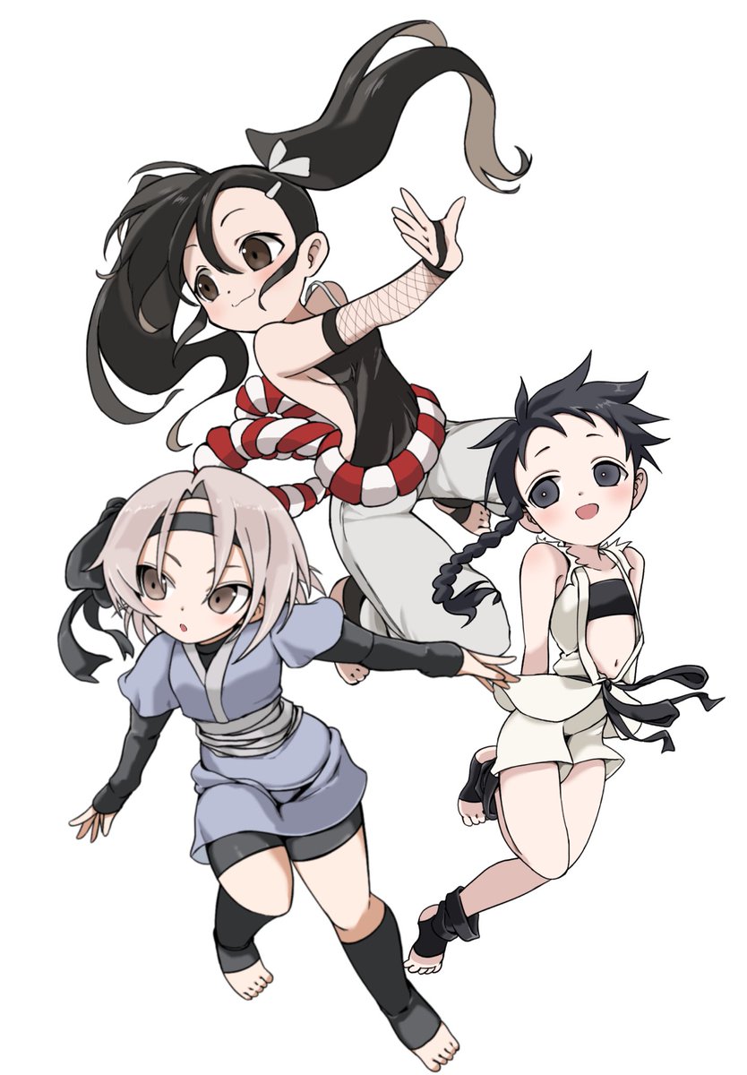 年末ラクガキ在庫処分1
いつぞや描いたツバキ集合絵に入れようとして、やめてた娘たち