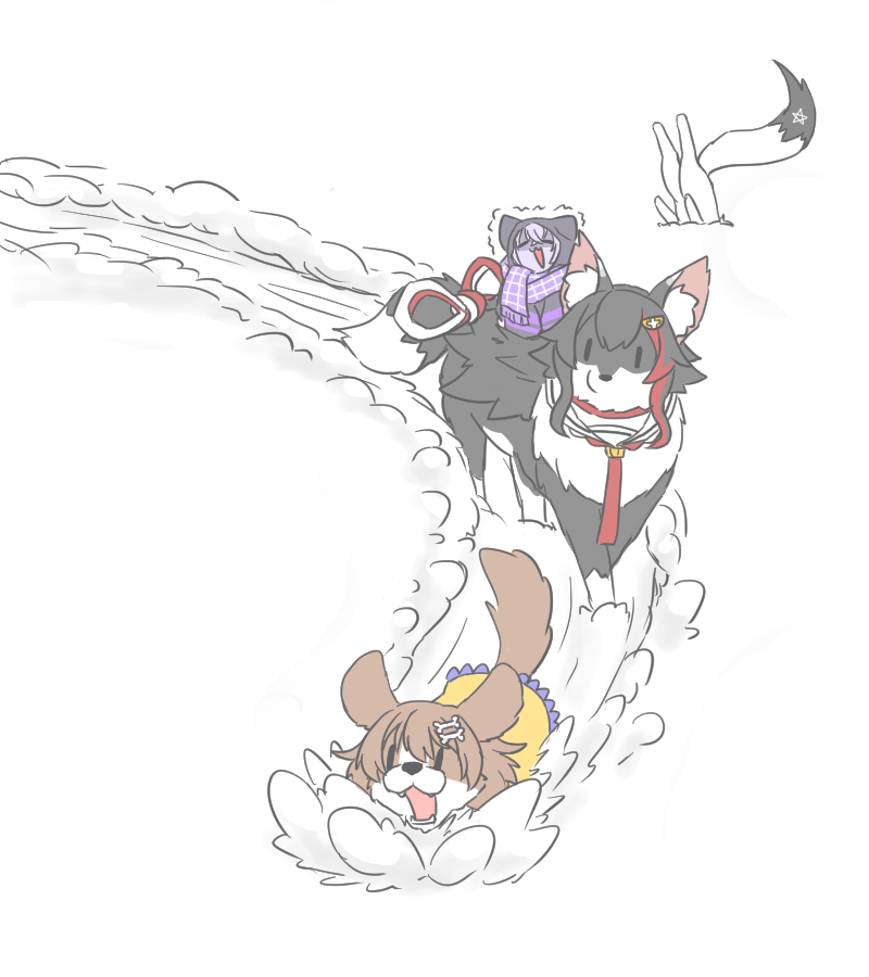 🏔️
#できたてころね #みおーん絵 #絵かゆ  #絵フブキ