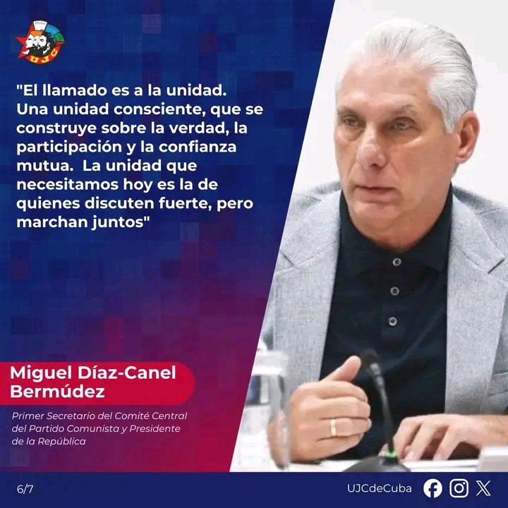 🇨🇺Ante el llamado de la patria, la juventud cubana dice ¡Presente! 💪

#Cuba #UJCdeCuba