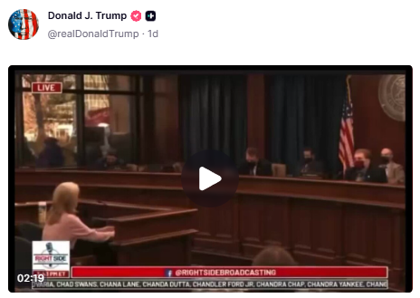 pjcolbeck's tweet image. On Christmas day, while visions of sugar plums danced in the heads of Americans who were told that the #2020Election was "the most secure election in American history", President Trump released a series of truths on Truth Social regarding the fraud that occurred during that