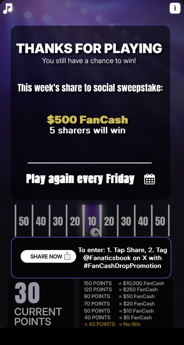 Feffjallon's tweet photo. Play the #FanCashDropPromotion today

 https://t.co/8dwMBPrlQL https://t.co/CrZIQ4MX3N