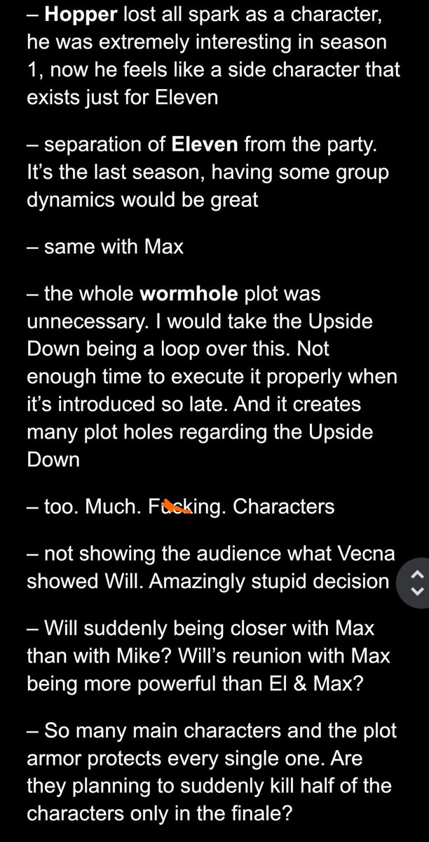 taeminchella's tweet image. I realized more things that made vol2 of Stranger Things so dissappointing and underwhelming. A list of plots that don’t make sense/feel rushed:

#StrangerThings5 #StrangerThings