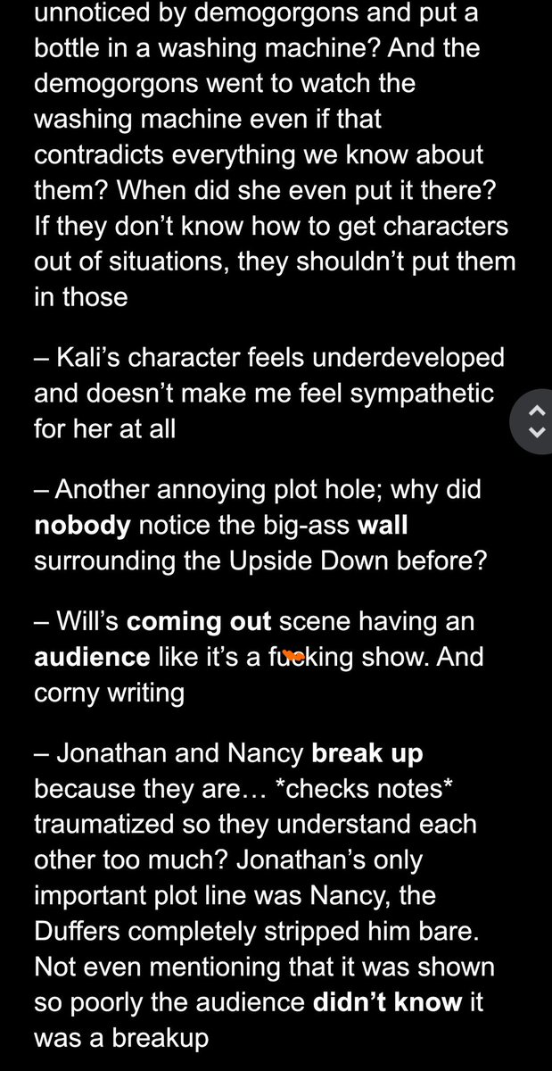 taeminchella's tweet image. I realized more things that made vol2 of Stranger Things so dissappointing and underwhelming. A list of plots that don’t make sense/feel rushed:

#StrangerThings5 #StrangerThings