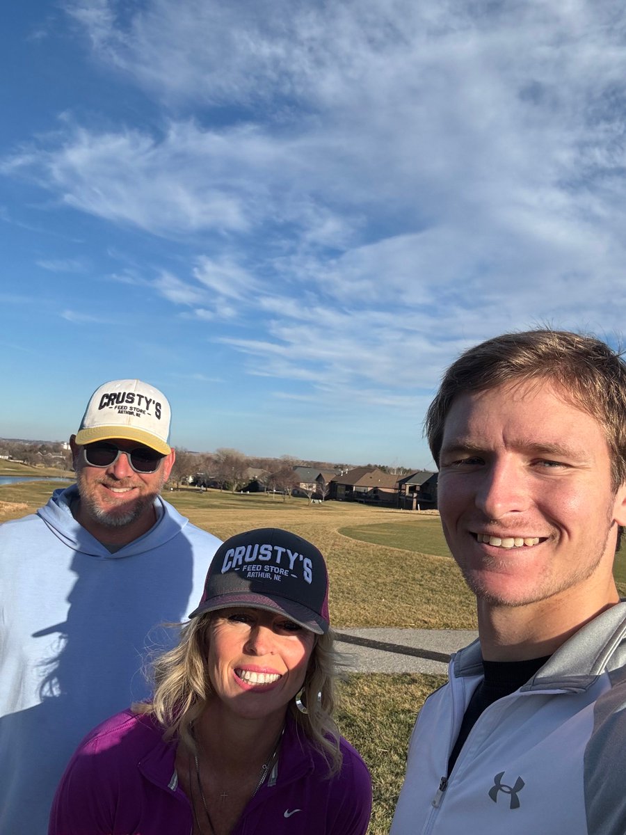 Playing golf the day after Christmas—pretty sure Santa nailed it this year. 🎅⛳️