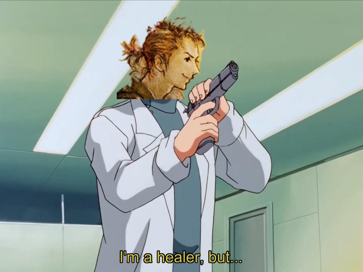 Just watched Alfyn do 60k damage to a late game Octopath 0 boss in a single hit and it's so funny to me that my best damage dealer is the damn apothecary