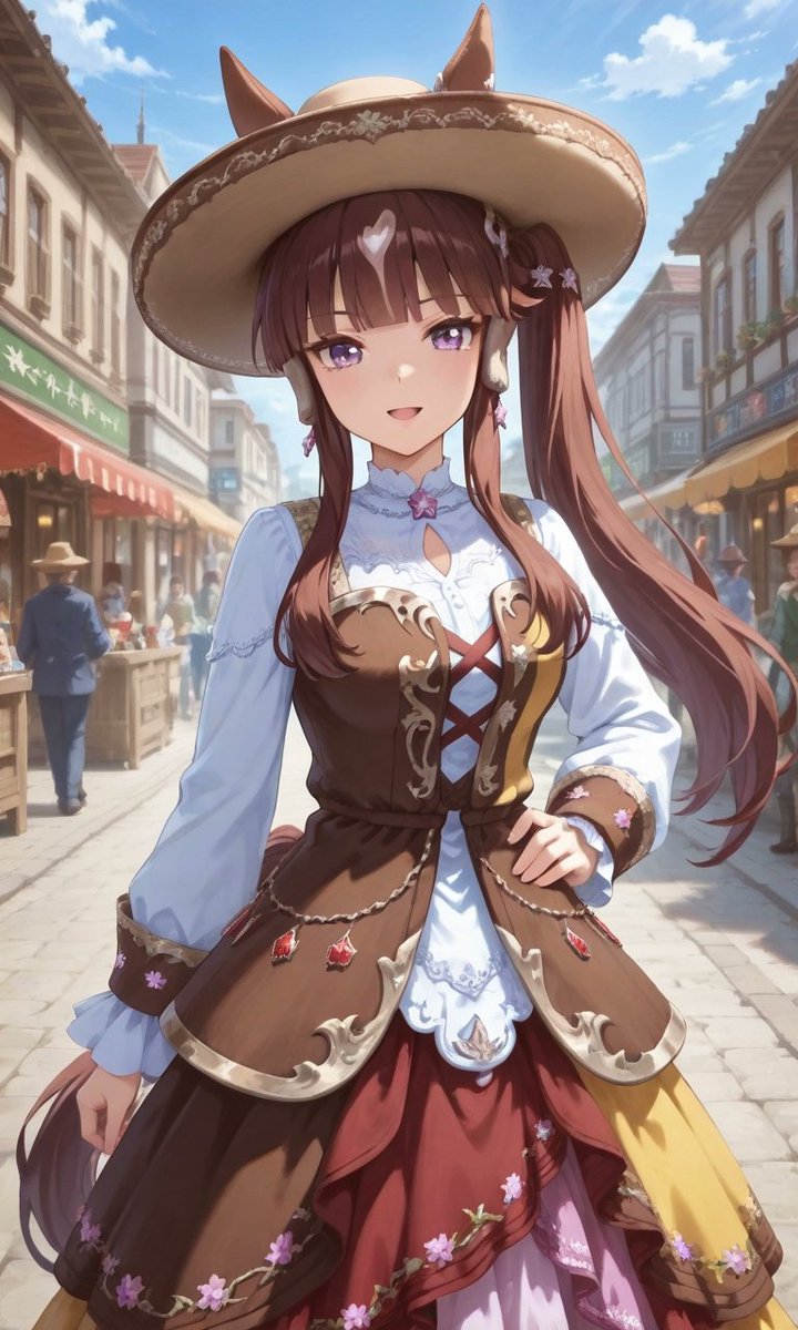 ポジェララッキーライラック #ラッキーライラック #ウマ娘 #AIart