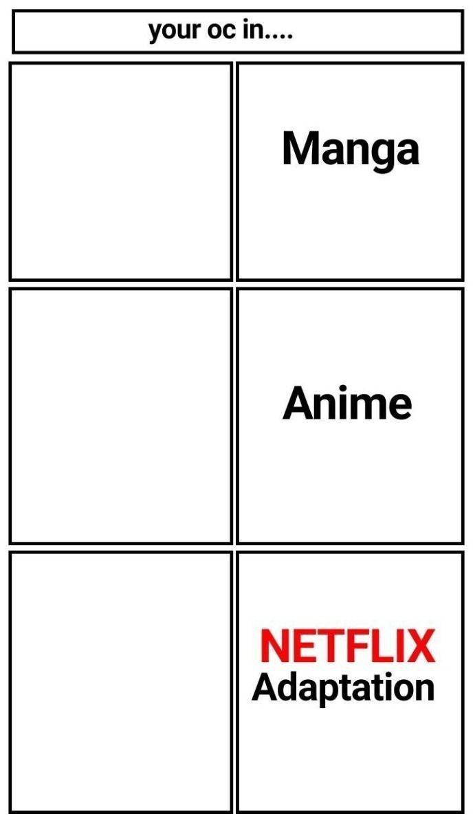 manden su ocs papus
pero esta vez quiero gente nueva
si ya me conoces ayudame con un rt y like 
si eres nuevo lo mismo y sigueme papu asi crecemos 

manden sus ocs y los hago con esta plantila

esta vez voy a hacer tipo 6 o 8
espero manden :(