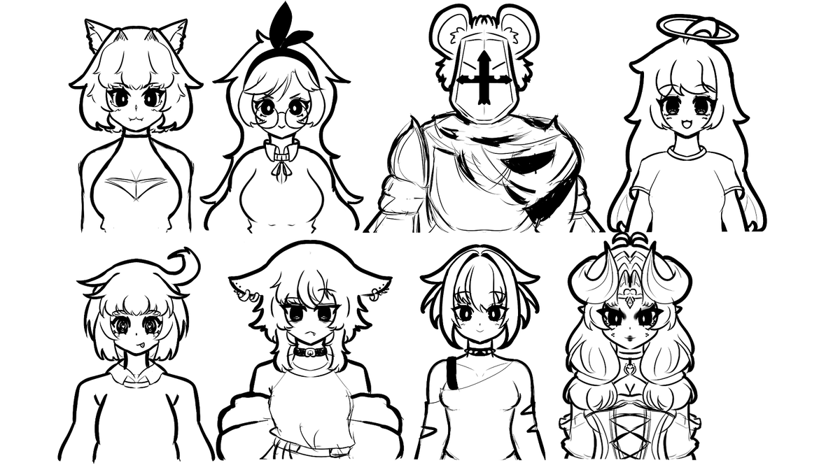 Estuve haciendo una dinamica de dibujitos en stream hoy

Dibujando a seguidores  y streamers... me quedo lindo?🥹

#Dumyhart #art #digitalart #animeartwork #drawing #VTuber素材