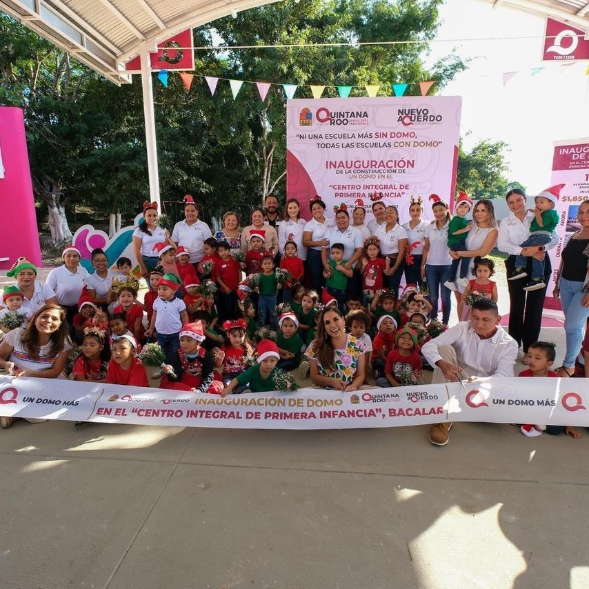 macronews's tweet image. #galeríadefotos:  Impulsa gobernadora Mara Lezama espacios dignos y seguros para la niñez en el CIPI de Bacalar #seop #obraspublicas #maralezama