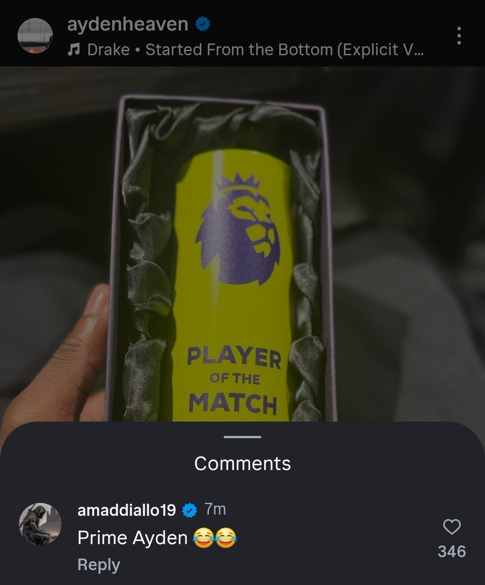 UtdFaithfuls's tweet image. Amad Diallo's reply to Ayden Heaven. 😅😅