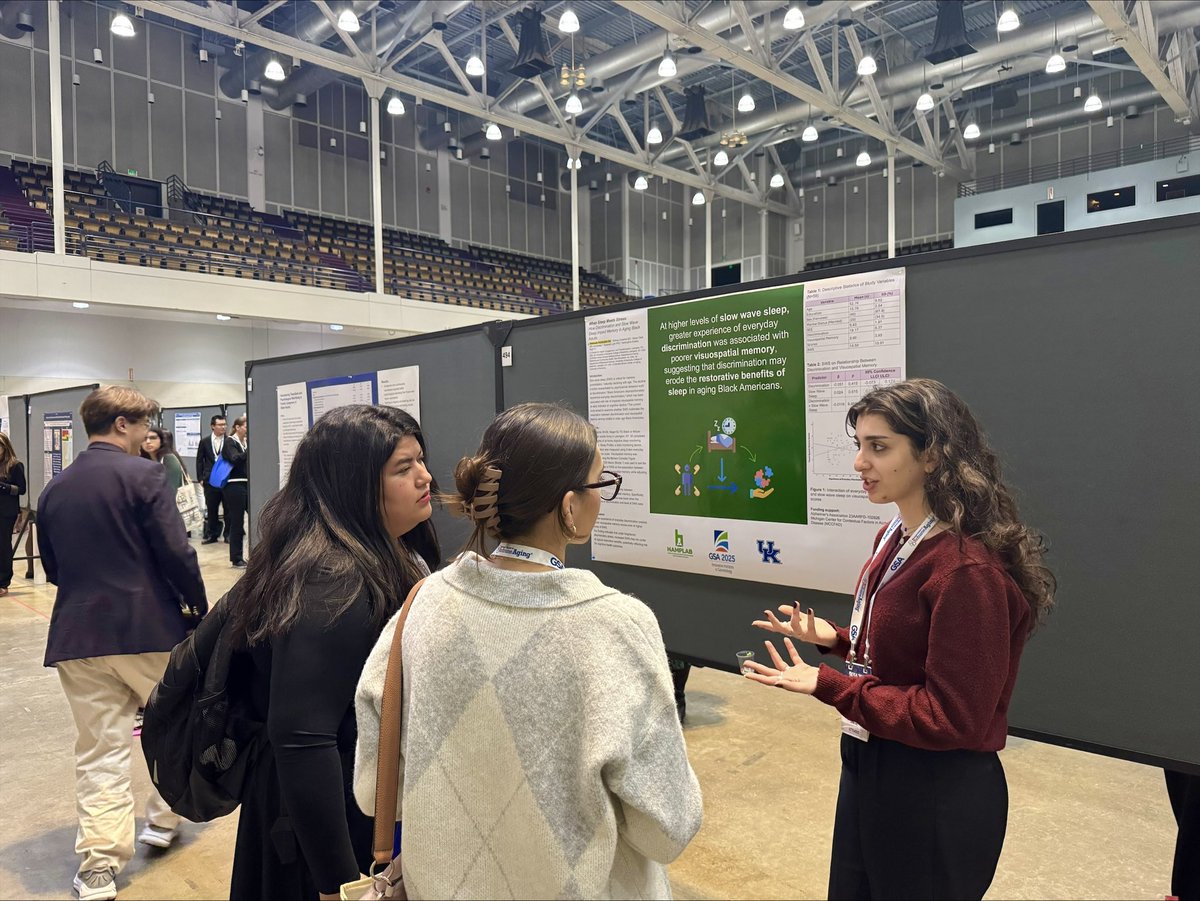 hamplab's tweet image. This November, HAMPLAB had the privilege of presenting at the Gerontological Society of America’s Annual Scientific Meeting in Boston, MA. Lab members showcased the meaningful work that our lab has been a part of. We look forward to attending next year’s conference!