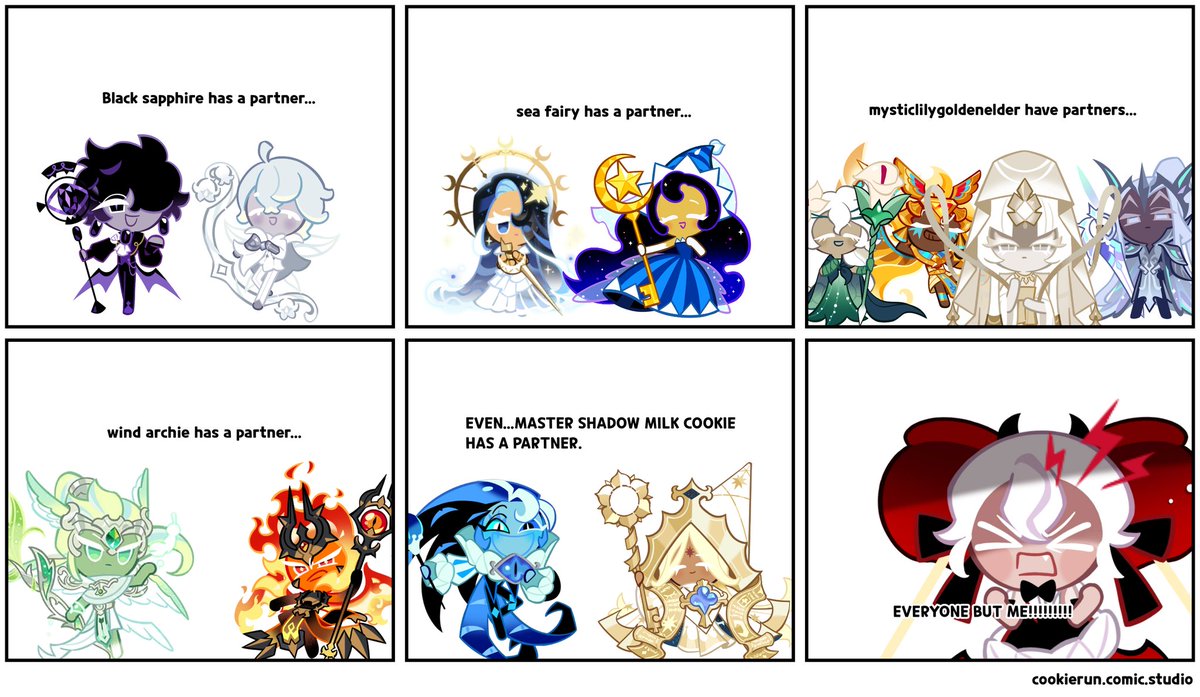 ILoveFireWind's tweet image. Remembering my stupid 9th grade cookie run comics I made to distract myself in school