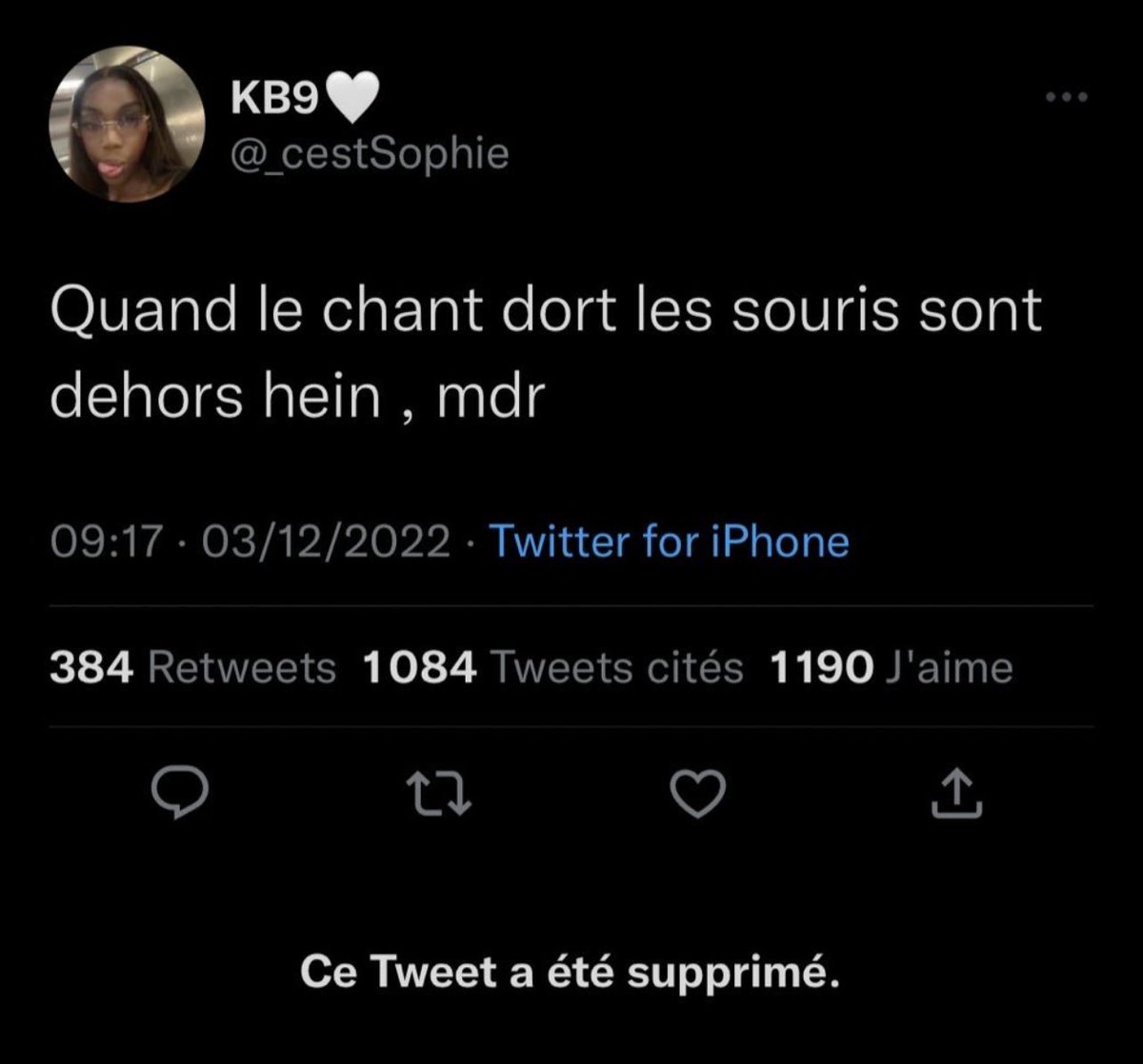 bskasap's tweet image. « Le bénéfice du jour »