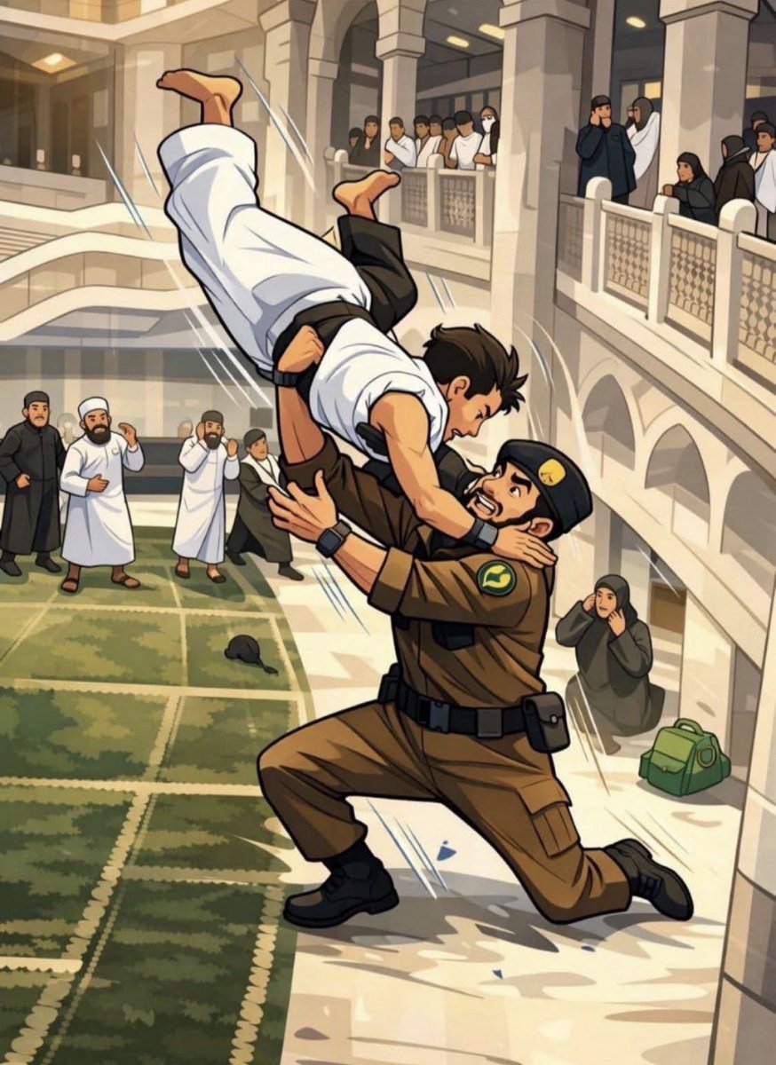 ما حدث في أطهر البقاع ليس مجرد حادثة عابرة ، بل هو تجسيد حي لعقيدة راسخة تسكن أرواح رجال نذروا أنفسهم لخدمة ضيوف الرحمن .. فعندما يلقي إنسان بنفسه من علو لينهي حياته ، فيواجهه رجل أمن بصدره ليمنحه حياة جديدة ، فذلك قمة الإيثار الذي يتجاوز الواجب المهني إلى آفاق إنسانية رحبة ..
إن