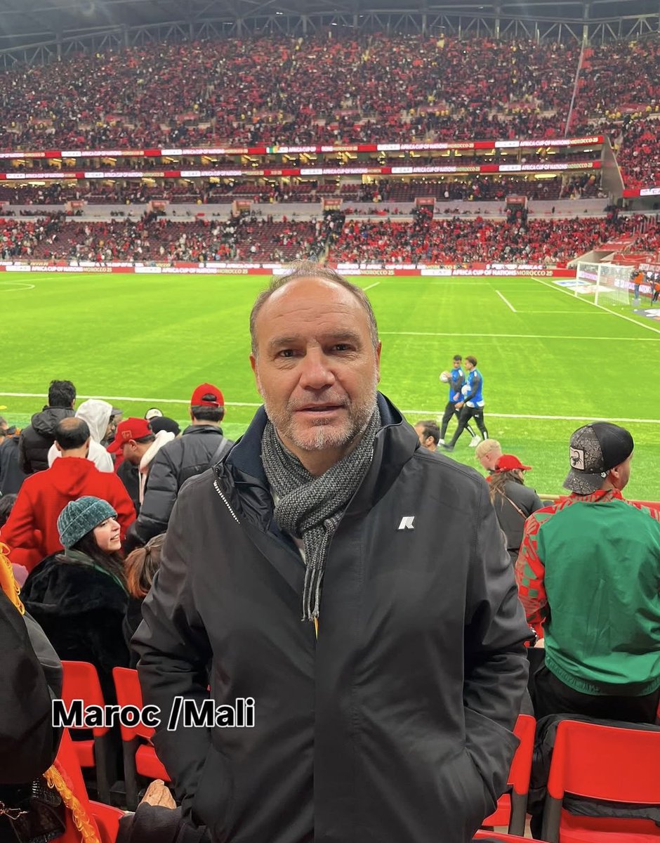 Caleb_Jephte's tweet photo. Sébastien Migné était présent à Rabat ce vendredi pour assister à la rencontre entre le Maroc et le Mali, comptant pour la Coupe d’Afrique.

Comme annoncé, le sélectionneur haïtien a fait le déplacement à la CAN afin d’observer le futur adversaire des Grenadiers. 🇭🇹 https://t.co/YNj8ejk5DC