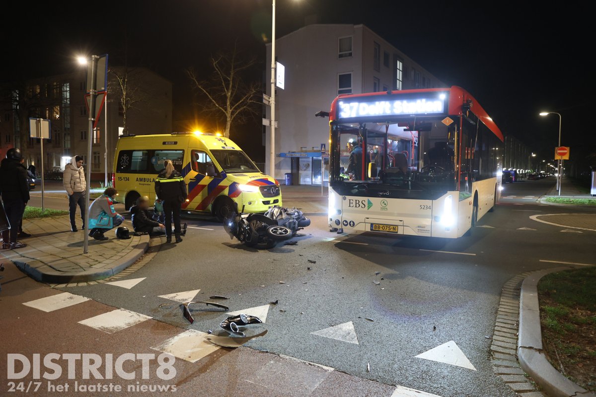 Aanrijding tussen MP3 en lijnbus in Den Haag