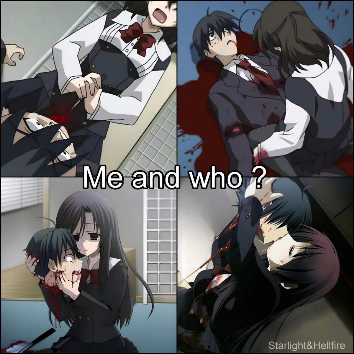 I am a yandere after all. 🖤🖤🔪🩸
