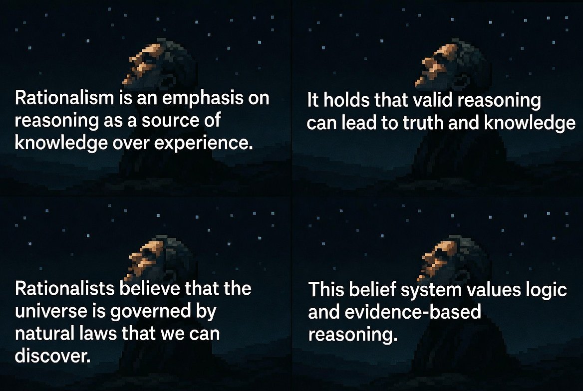 Explaining rationalism simply: