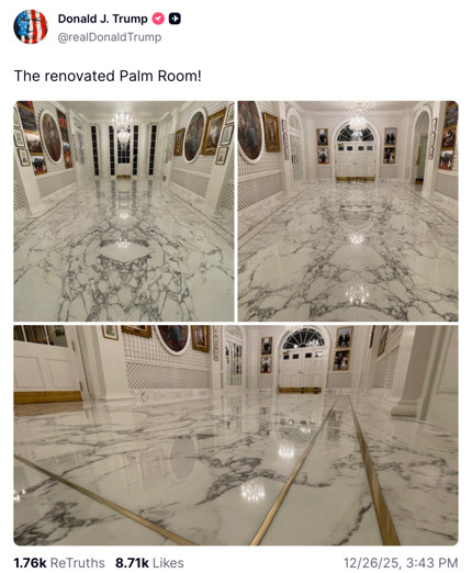 SethAbramson's tweet image. America is not nearly angry enough about the fact that Donald Trump has turned a building we all collectively own into an exact replica of the antechambers leading to Saddam Hussein's sex dungeons and torture cabanas